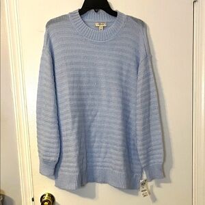 Style & Co. Soft Blue Knit Top PL NWT